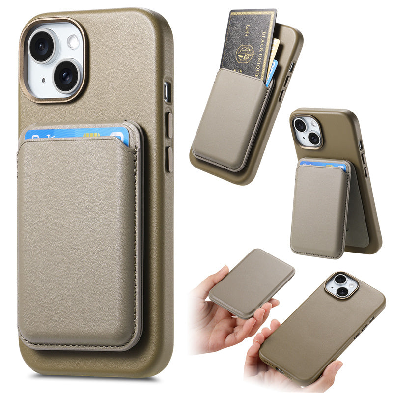 Magnetic Card Holder Protective Cover Phone Case