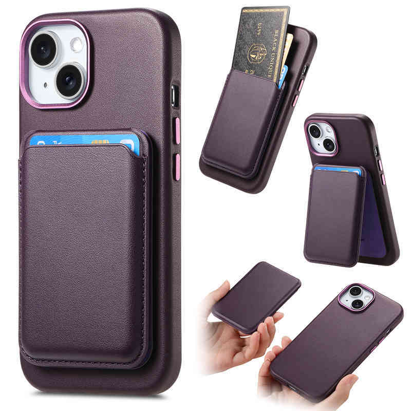 Magnetic Card Holder Protective Cover Phone Case